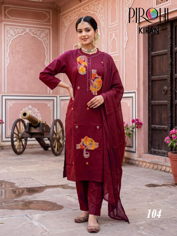 Pirohi kiran 3pcs best kurtis for wholesale